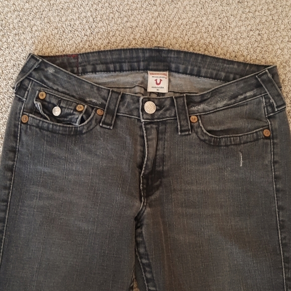 True Religion Distressed Skinny Jeans - Picture 5 of 10